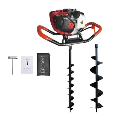 Heavy Duty 35-cc 4-Stroke with 4 inch and 6 inch Auger Bit For Earth Auger/ Post Hole Digger Machine