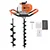 Heavy Duty 52 cc 2 Stroke Earth Auger / Post Hole Digger / Earth Drill Machine With 4 & 6 Inch Bit