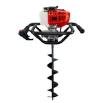 Agrobest 52 cc 2 Stroke Earth Auger/ Post Hole Digger / Drill Machine With 6 Inch Bit
