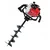 Agrobest AG-630, 63 cc 2 Stroke Earth Auger/ Post Hole Digger / Drill Machine With 8 Inch Bit