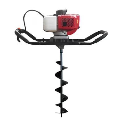 Heavy Duty 2 Stroke 82 CC For Earth Auger/ Post Hole Digger Machine With 6 Inch Auger Bit For Heavy Use