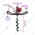 Heavy Duty 2 Stroke 82 CC For Earth Auger/ Post Hole Digger Machine With 6 Inch Auger Bit For Heavy Use
