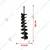 Heavy Duty 4 Stroke 196 cc For Earth Auger/ Post Hole Digger Machine with 6 & 12 inch Double Spiral Bit and 70 cm Bit Extension