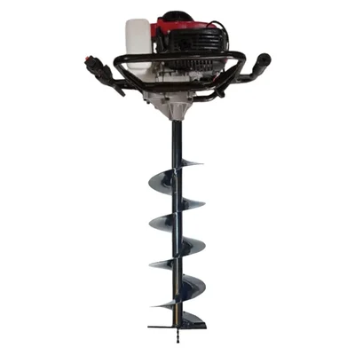 Mecstroke 4 Stroke 82 cc Earth Auger with 8 inch Auger Bit | Post Hole Digger Machine