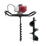 Heavy Duty 2 Stroke 82 CC For Earth Auger/ Post Hole Digger Machine With 4 & 12 Inch Auger Bit For Heavy Use