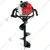 Balwaan BE-63, 63cc 2-Stroke Earth Auger Machine with 6 inch Drill Bit | Hole Digger with Double Gear Box