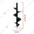 Balwaan BE-63, 63cc 2-Stroke Earth Auger Machine with 6 inch Drill Bit | Hole Digger with Double Gear Box