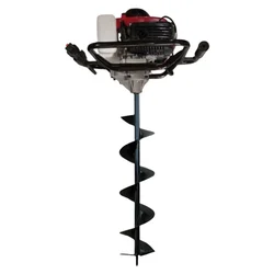 Mecstroke 4 Stroke 82 cc Earth Auger with 6 inch Auger Bit | Post Hole Digger Machine