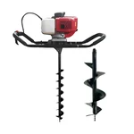 Heavy Duty 2 Stroke 82 CC For Earth Auger/ Post Hole Digger Machine  With 4 & 10 Inch Auger Bit For Heavy Use