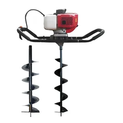 Heavy Duty 2 Stroke 82 CC For Earth Auger/ Post Hole Digger Machine  With 6 & 8 Inch Auger Bit For Heavy Use