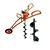 Heavy Duty 63CC Single Wheel Trolley Earth Auger / Post hole digger with 6 & 12 inch Auger Bit