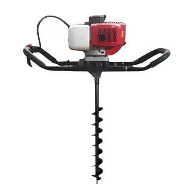 Heavy Duty 2 Stroke 82 CC For Earth Auger/ Post Hole Digger Machine With 4 Inch Auger Bit For Heavy Use