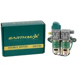EARTHMAX Double Motor Diaphragm Pump 250 PSI Without Cover | High Pressure Agricultural Sprayer Pump