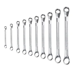 Eastman 10 Pcs Bi-Hexagonal Double Sided Box End Ring Spanners Set(KIT-07-101SD)