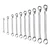 Eastman 10 Pcs Bi-Hexagonal Double Sided Box End Ring Spanners Set(KIT-07-101SD)