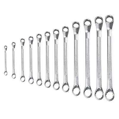 Eastman 12 Pcs Bi-Hexagonal Double Sided Box End Ring Spanners Set (KIT-07-120SD)