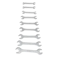 Eastman 9 Pcs Chrome Vanadium Steel Double Open Ended Jaw Spanner Set(KIT-03-90W)
