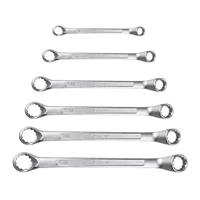 Eastman 6 Pcs Bi-Hexagonal Double Sided Box End Ring Spanners Set(KIT-07-60SD)