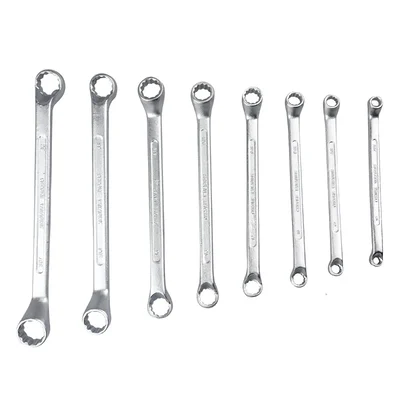 Eastman 8 Pcs Bi-Hexagonal Double Sided Box End Ring Spanners Set (KIT-07-80SD)