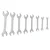 Eastman 8 Pcs Chrome Vanadium Steel Double Open Ended Jaw Spanner Set(KIT-03-80M)