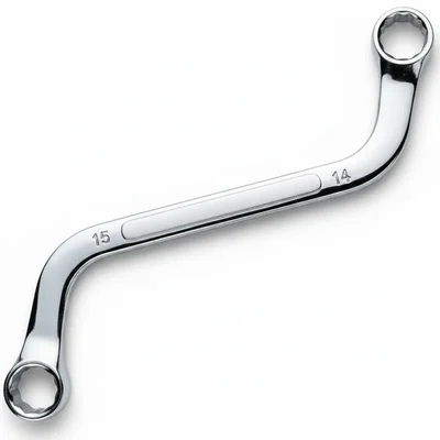 Eastman 14x15mm S-Type Double Sided Combination Wrench E-2271