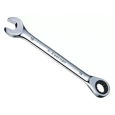 Eastman 20mm 260mm Single Ended Ratchet Spanner E-2257