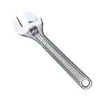 EASTMAN 250mm Phosphate Finish Adjustable Wrench E-2050