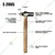 EASTMAN 600g Drop Forged Steel Cross Pein Hammer E-2065