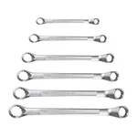 EASTMAN 6pc Bi-Hexagonal Shallow Offset Ring Spanner Set E-2007
