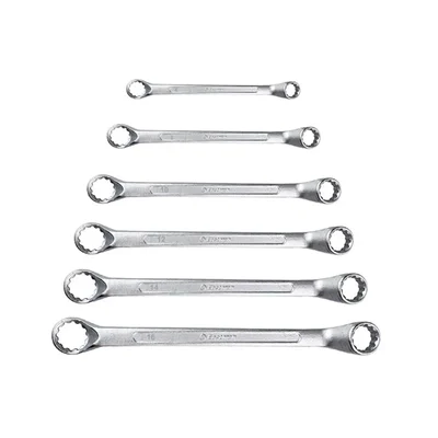 Eastman 6 Pcs Bi-Hexagonal Double Sided Box End Ring Spanners Set (KIT-07-60W)
