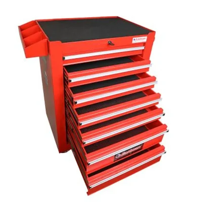 Eastman (E-2251) 7 Drawers Powder Coated Tool Trolley With Wheels, 26x18x38 inch