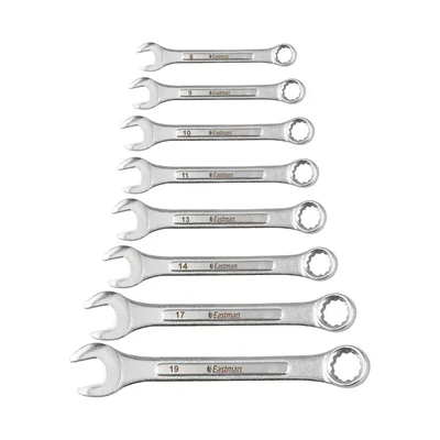 Eastman 8 Pcs Recessed Panel Combination Spanner Set (KIT-05-80M)