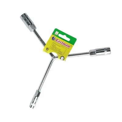 Eastman 8x10x12mm Crv Satin Y-Handle Socket Wrench E-2220
