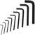 EASTMAN 9 Pcs 1.5-10mm Allen Key Set EAK-2403