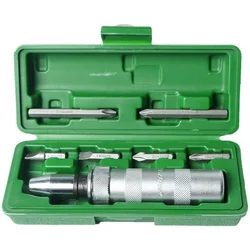 Eastman 6 Pcs 1/2 Inch Chrome Vanadium Steel Impact Driver Set with Carbon Steel Handle (EID-2500-02)