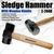 Eastman 12lb/5400 gms Sledge Hammer with Wooden Handle (E-2440)