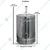 Eco-Friendly 5L Stainless Steel Premium Urn with Tap for Tea/Coffee With Hot and Cold Pot Double Insulated Wall