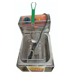 Eco Friendly Electric Deep Fryer 7 Litre Single Tank SS Body Suitable for Commercial and Home use