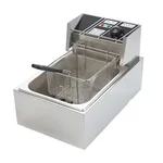 Commercial 4L Electric Deep Fryer 2000W, SS Body