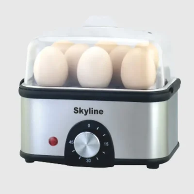 Skyline (Pack of 12) 500W Stainless Steel Electric Egg Boiler with 1 Year Warranty (VTL-6262)
