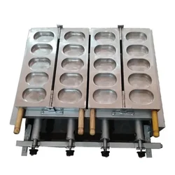  Commercial Gas Operated 10 Egg Bread/Burger Maker Machine