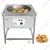 Electric 18 Inch Square Kadhai with MCB Feature, Stainless Steel Body