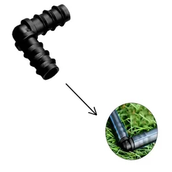 20 mm Elbow Connector of Online Pipe for Drip Irrigation(Pack of 100 Pcs)