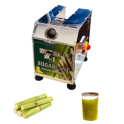 0.5 HP Auto-Electric SS Sugarcane Juicer With 3 Diamond Roller