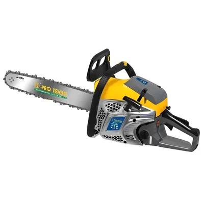 Pro Tools Professional 65-cc Petrol Chainsaw with 18 inch Guide Bar for Tree, Wood Cutting and Landscaping | 6522P