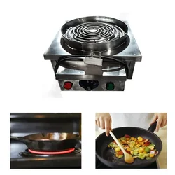 Premium Quality Hot Plate Double Coil 19 x17 Inch, 4KW, SS Body