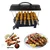 Electric Portable Barbeque Grill 1000W with 6 Skewers