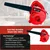 Electric Blower 710W High Speed 16000 RPM Powerful Air Flow Machine for Dust Cleaning Workshop and Home Use