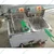Table Top Stainless Steel 5+5L Electric & Gas Operated Double Pan Deep Fryer With  Rotary Switch, 3500W