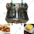 Table Top Stainless Steel 5+5L Electric & Gas Operated Double Pan Deep Fryer With  Rotary Switch, 3500W